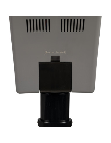 Silver standing hairdressing sauna with active ozone