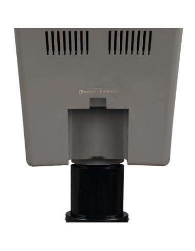 Silver standing hairdressing sauna with active ozone