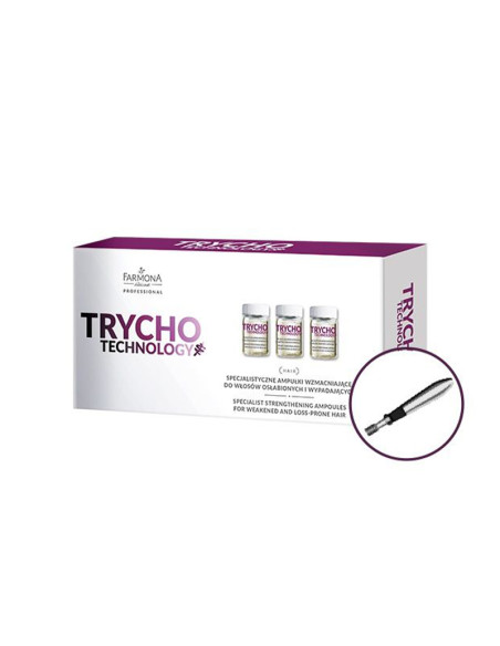 Farmona trycho technology specialist ampoules strengthening for weakened and falling out hair 10x5ml