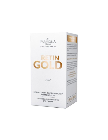 Farmona retin gold lifting and illuminating eye cream 50ml