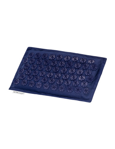 Activfizjo premium natural navy blue acupressure mat with a pillow