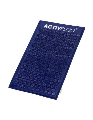 Activfizjo premium natural navy blue acupressure mat with a pillow