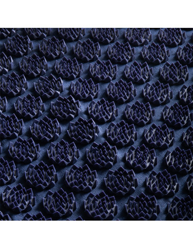 Activfizjo premium natural navy blue acupressure mat with a pillow
