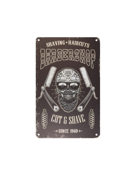 Decorative plaque barber b071