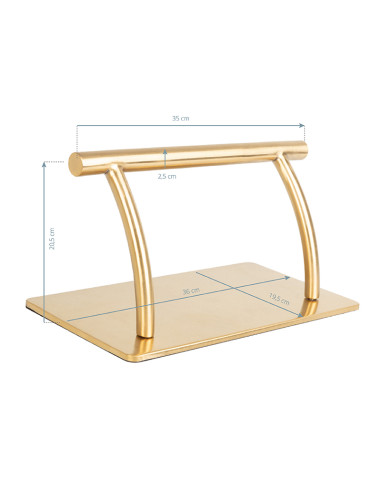 Gabbiano hairdressing footrest al403 gold