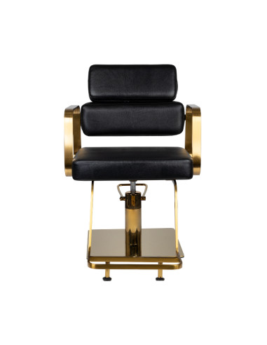 Gabbiano Black Hydraulic Chair porto gold