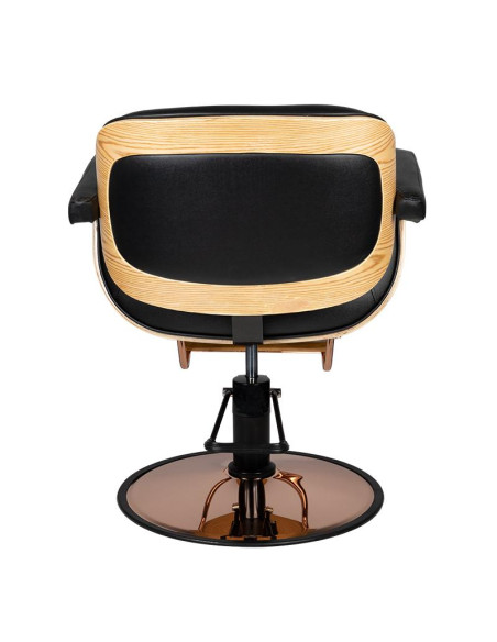 Gabbiano black venice barber chair