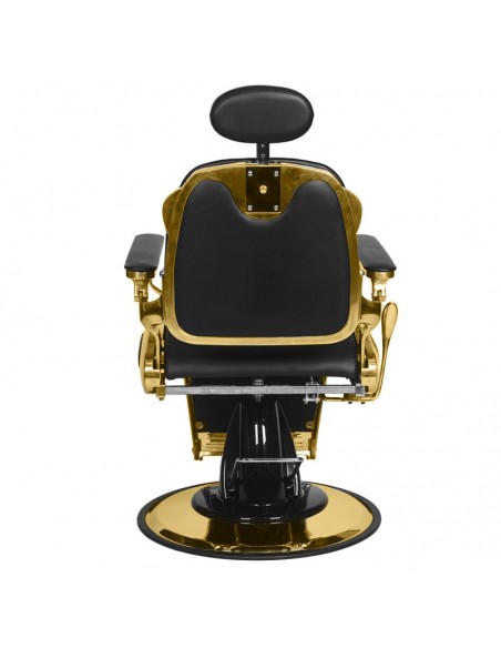 Gabbiano Barber Chair Grancesco black and gold