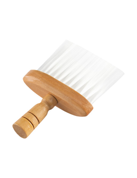 Hairdressing brush Puck neck white hair