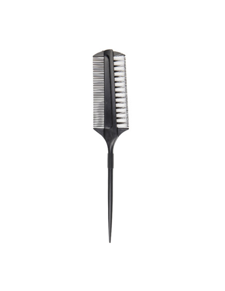Brush for applying paints with a comb d-04