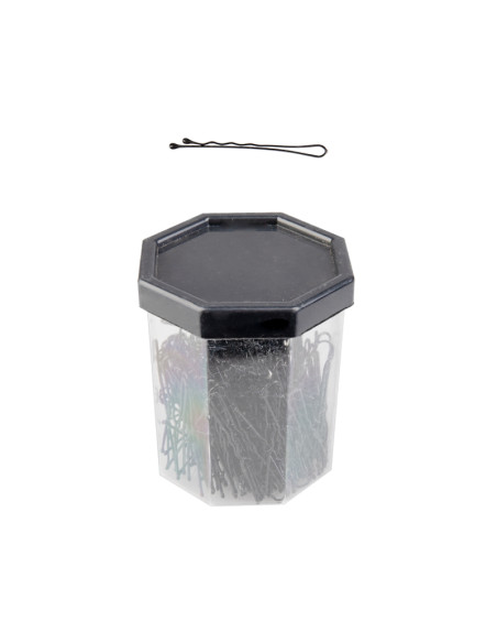 Barber pins for hair e-62 150 pcs 4.9cm black