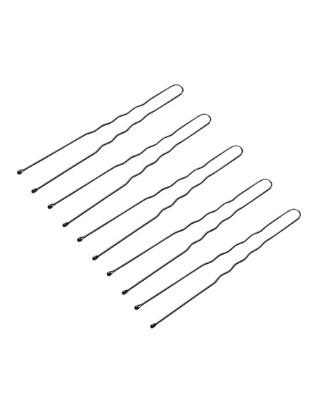 Hairdressing buns for hair e-65 300 pieces 7 cm black