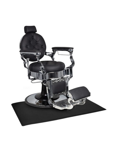 Barber mat under the rectangle armchair