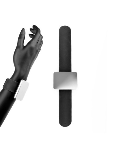 Black magnetic band for cufflinks