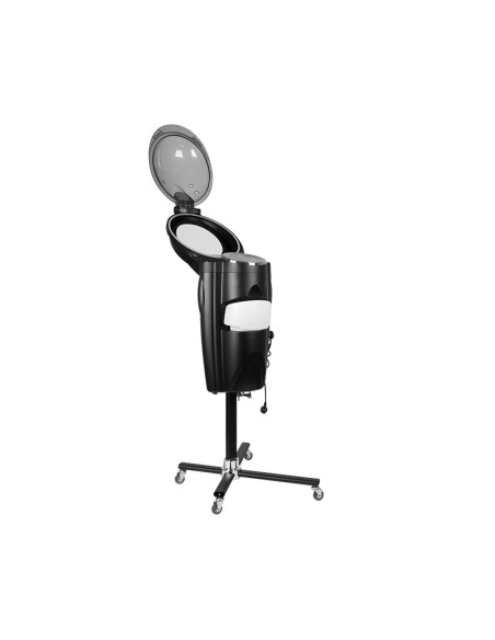 Gabbiano black standing hairdressing sauna with active ozone