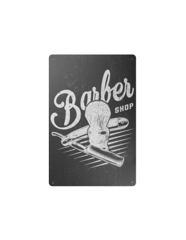 Decorative plaque barber b026