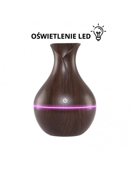 Aroma diffuser air humidifier spa 17 dark wood 130ml