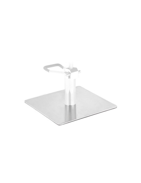 Square inox l009 base for the barber chair