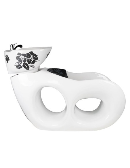 Gabbiano white mallow hairdressing wash unit