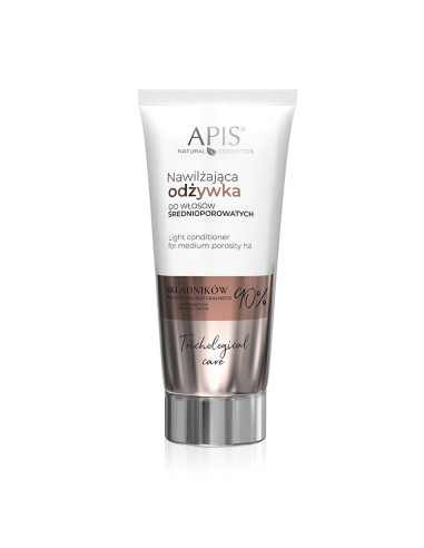APIS TRICHOLOGICAL CARE Moisturizing conditioner for medium porosity hair 200ml