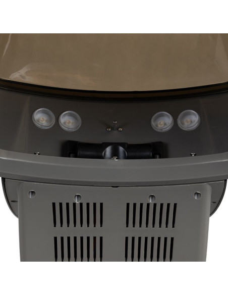 HAIRDRESSING SAUNA HANGING 408D SILVER WITH ACTIVE OZONE