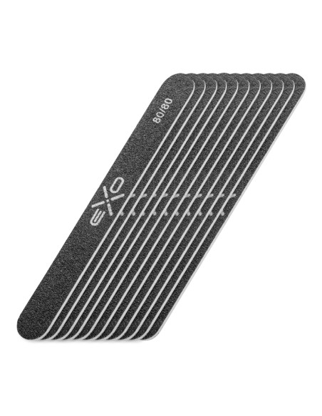 EXO STRAIGHT NAIL FILE 80/80 10 PCS  