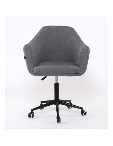 Hroove Salon Chair - Grey classic salon chair on wheels Dublin Ireland BFHR830