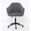Hroove Salon Chair - Grey classic salon chair on wheels Dublin Ireland BFHR830