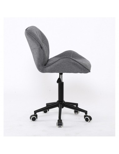 Hroove Salon Chair on Wheels - Grey BFHR111K