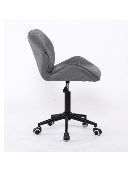 Hroove Salon Chair on Wheels - Grey BFHR111K