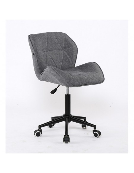 Hroove Salon Chair on Wheels - Grey BFHR111K