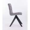 Hroove Salon Chair - grey scandinavian chairs for beauty salon BFHR7009