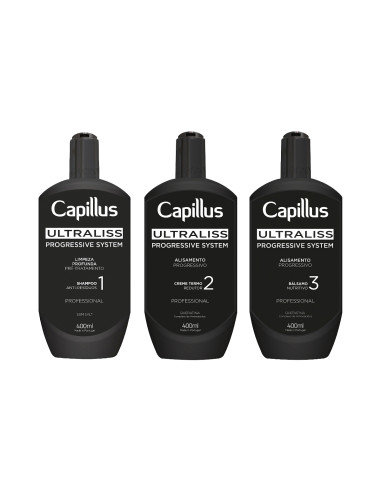 Capillus Ultraliss Nanoplastia, set for the nanoplasty treatment, 3x400ml