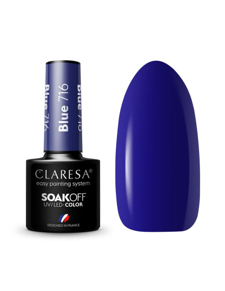 CLARESA Hybrid nail polish BLUE 716 -5g