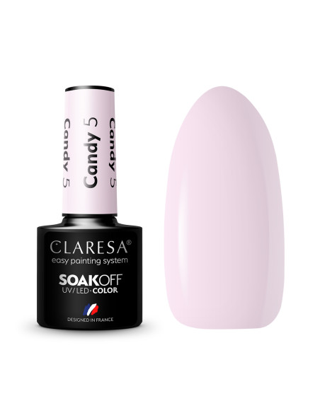 CLARESA Hybrid nail polish CANDY 5