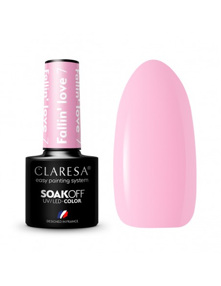 CLARESA Hybrid nail polish FALLIN "LOVE 7 -5g  