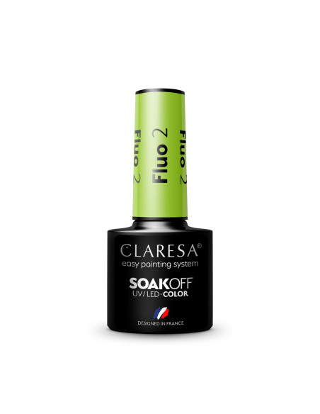 CLARESA Hybrid nail polish FLUO 2 -5g 