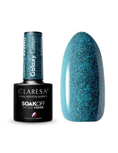 CLARESA Hybrid polish Galaxy Green 5g