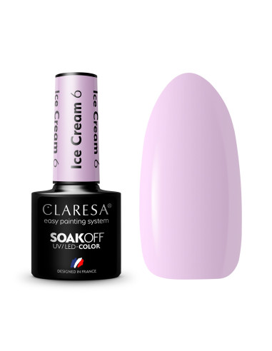 CLARESA hybrid polish Ice cream 6 -5g