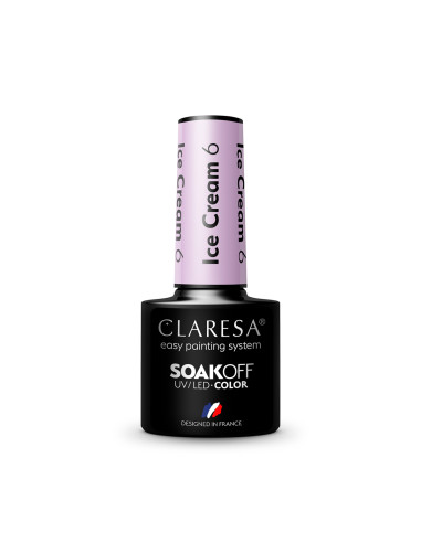 CLARESA hybrid polish Ice cream 6 -5g