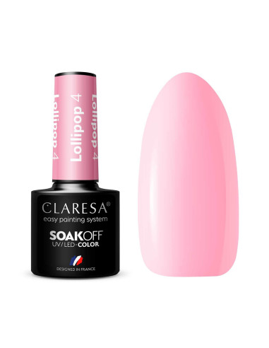 CLARESA Hybrid nail polish LOLLIPOP 4 -5g 