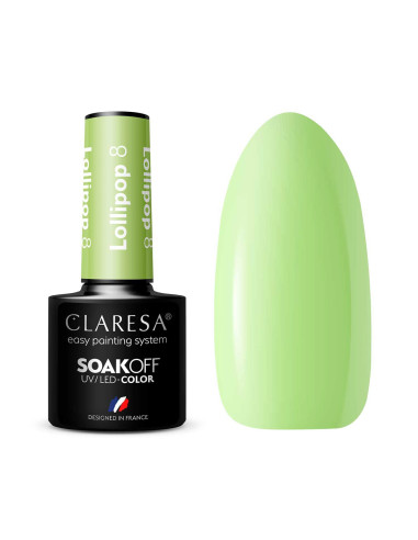 CLARESA Hybrid nail polish LOLLIPOP 8 -5g