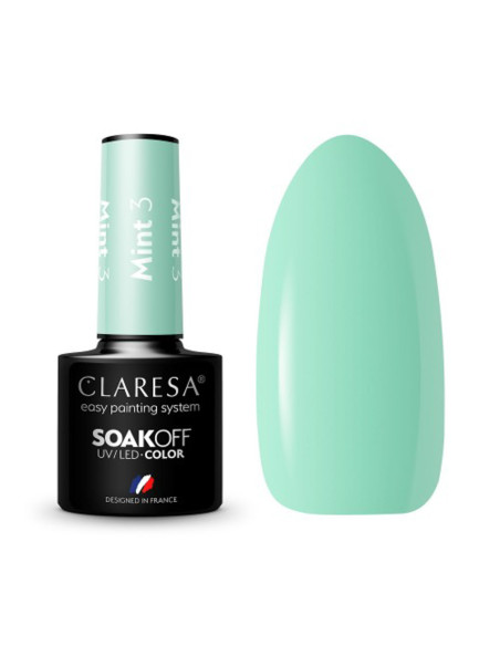 CLARESA Hybrid nail polish MINT 3 -5g
