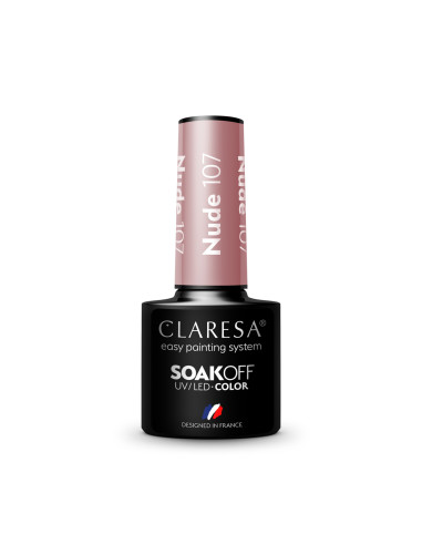 CLARESA Hybrid nail polish NUDE 107 -5g