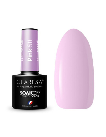CLARESA Hybrid nail polish PINK 511 -5g