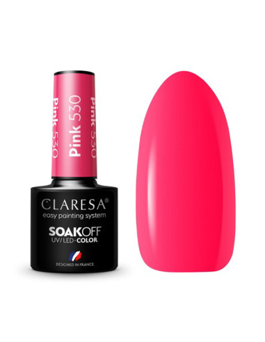 CLARESA Hybrid nail polish PINK 530 -5g