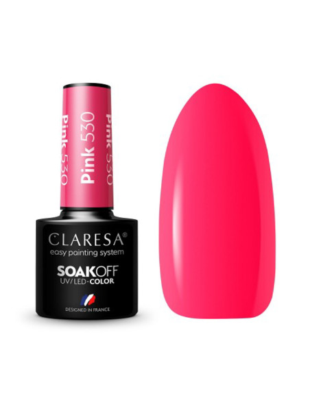 CLARESA Hybrid nail polish PINK 530 -5g