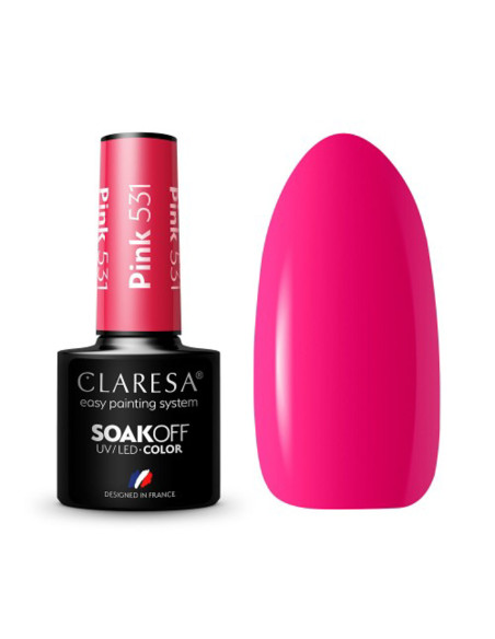CLARESA Hybrid nail polish PINK 531 -5g