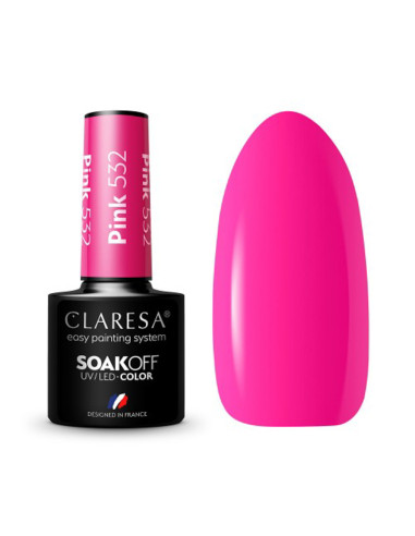 CLARESA Hybrid nail polish PINK 532 -5g