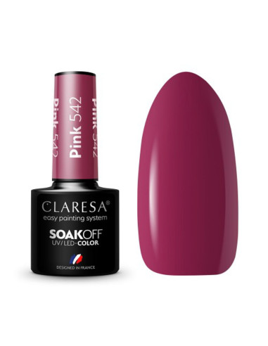 CLARESA Hybrid nail polish PINK 542 -5g